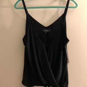 Sexy black, outgoing Lulu’s top